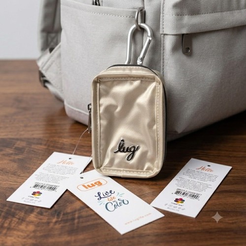 Lug drizzle mini zip - drizzle, nwt